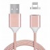 1m Nylon USB-C Typ C USB 2.0 Kabel Ladekabel Datenkabel Magnet Magnetkupplung