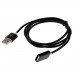 1m USB Verlängerungskabel Datenkabel Kabel USB-A Male auf Female Nylon