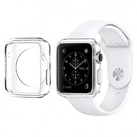 TPU Schutzhülle Hülle Cover Case Apple Watch iWatch 38/42 mm 40/44 mm transparent
