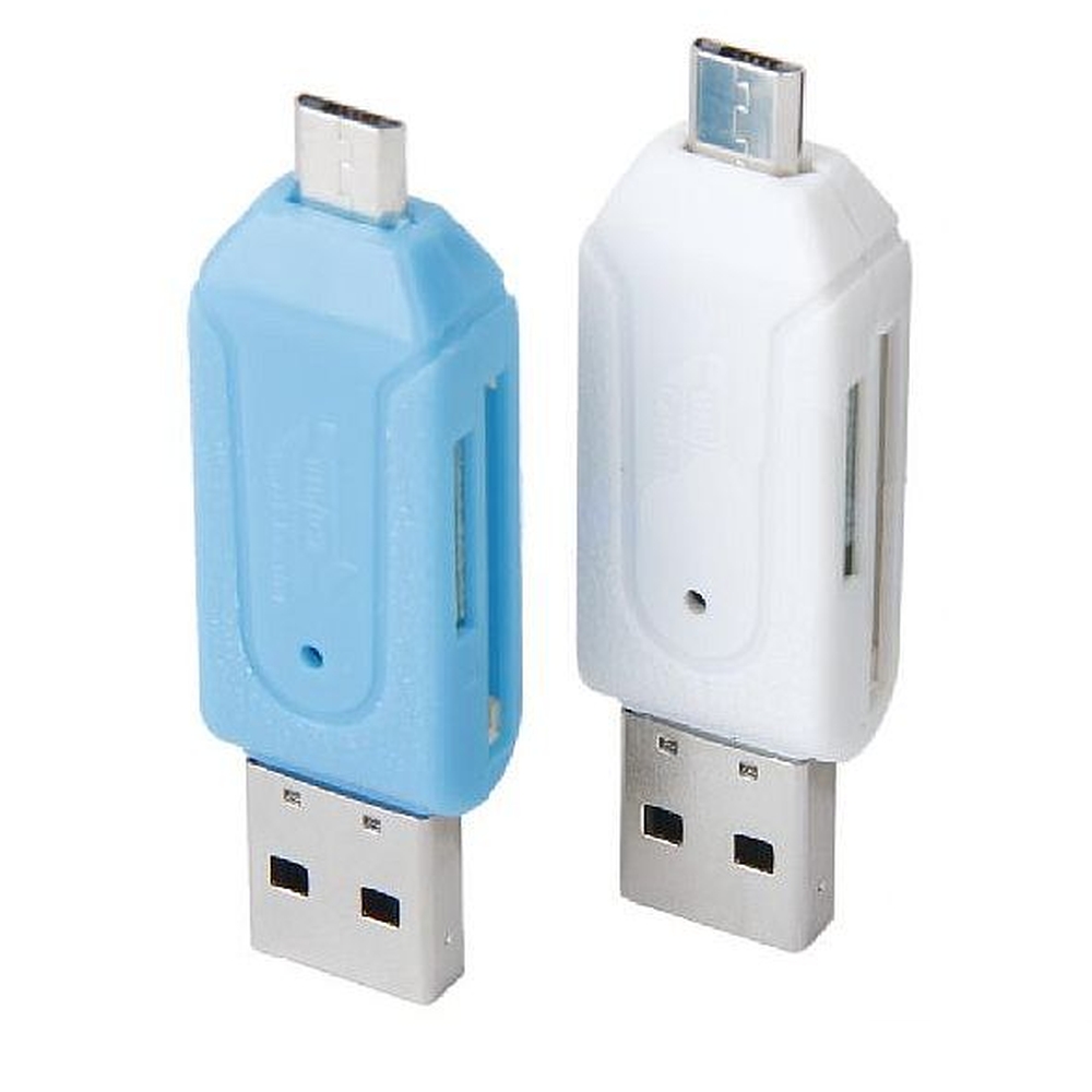 OTG Adapter USB Micro-B auf microSD SD SDHC T-Flash Cardreader Kartenleser